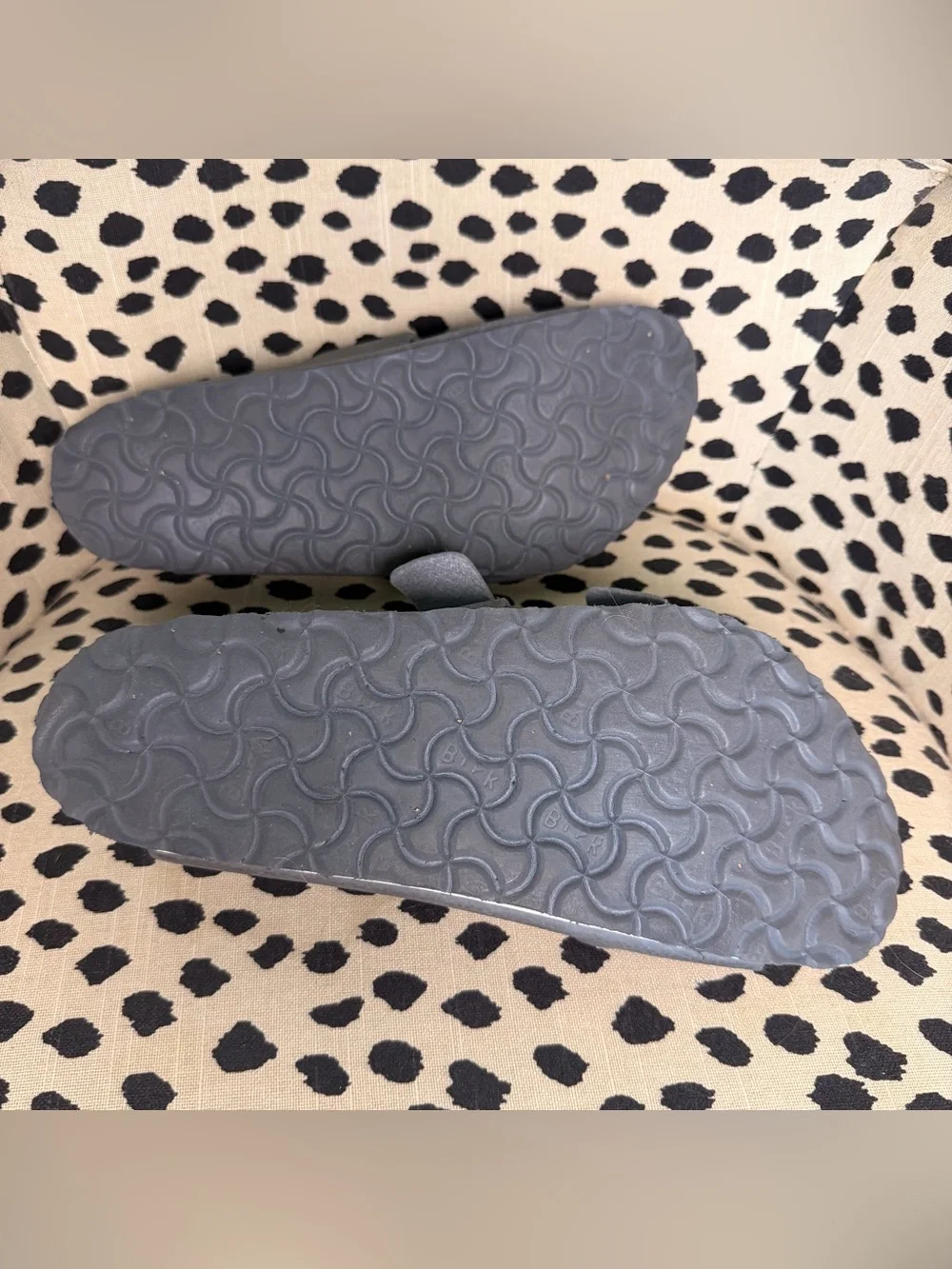 Birkenstock Arizona Two-Strap Sandals in Matte Slate Gray